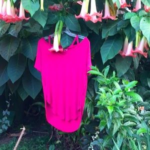 Mudd blouse pink in color.